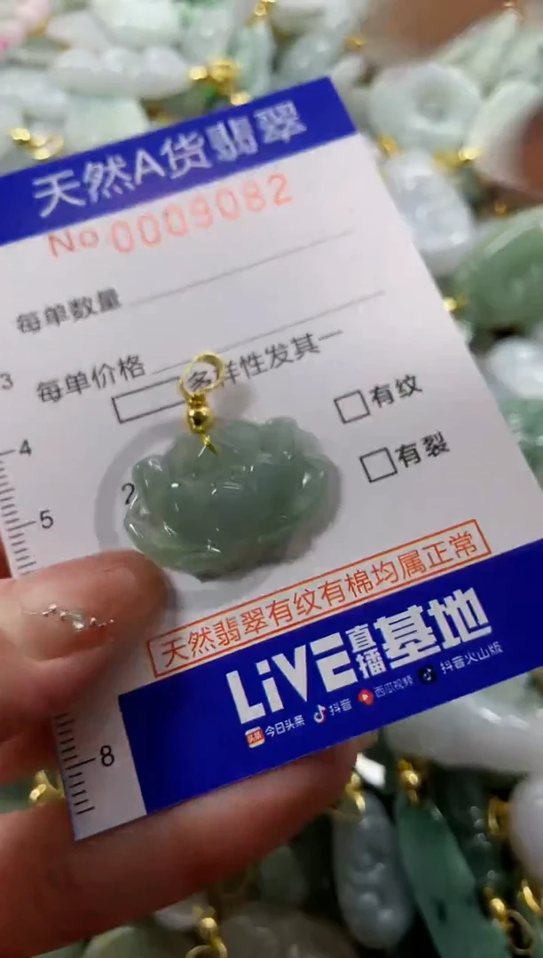 颈饰未镶嵌翡翠天然A货翡翠