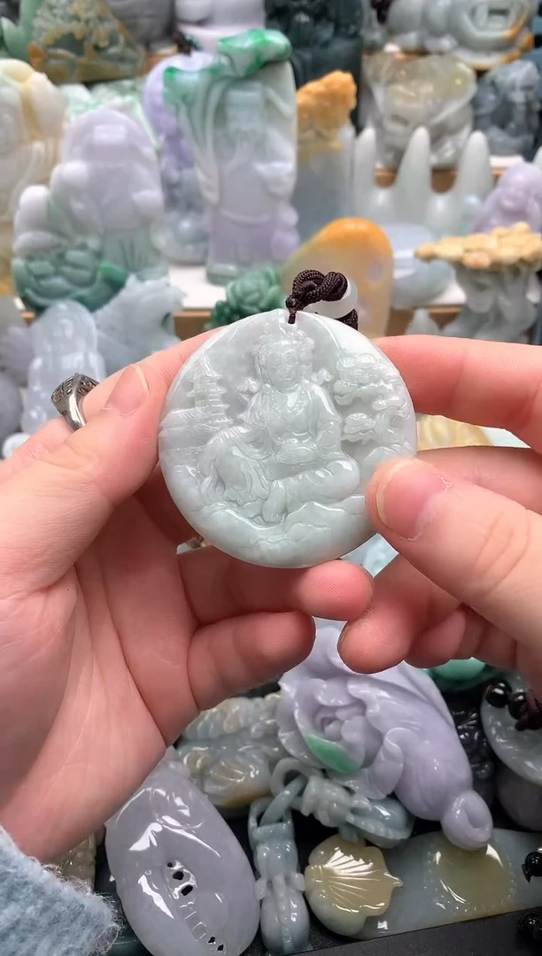 吊坠(不含链)未镶嵌翡翠1