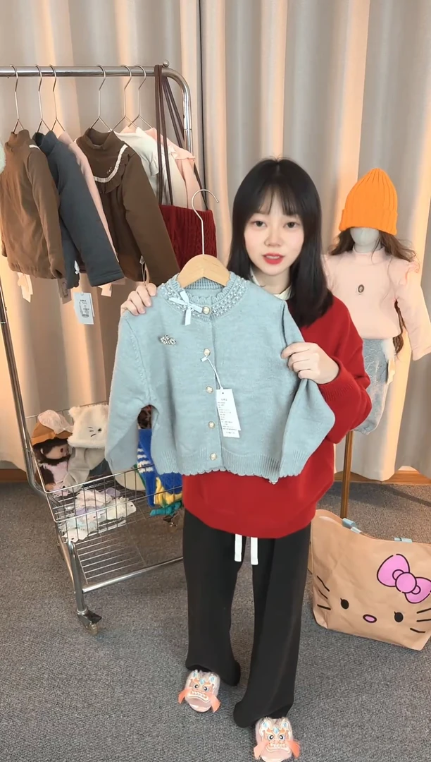 儿童针织开衫110码DW046
