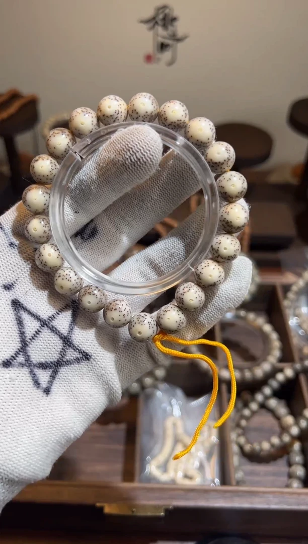 手串星月菩提开播福利灰冰正圆手持11mm