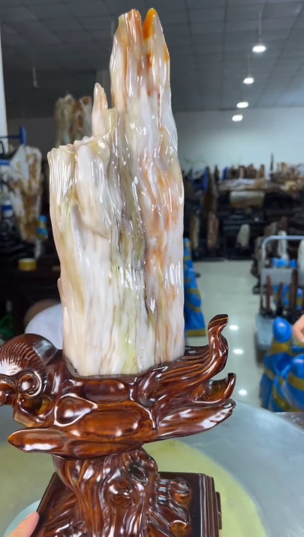 未镶嵌摆件硅化玉28