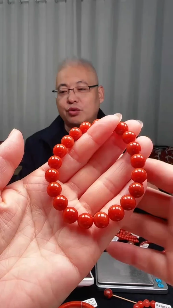 未镶嵌多样性发一件南红玛瑙【云端】9mm保山圆珠单圈