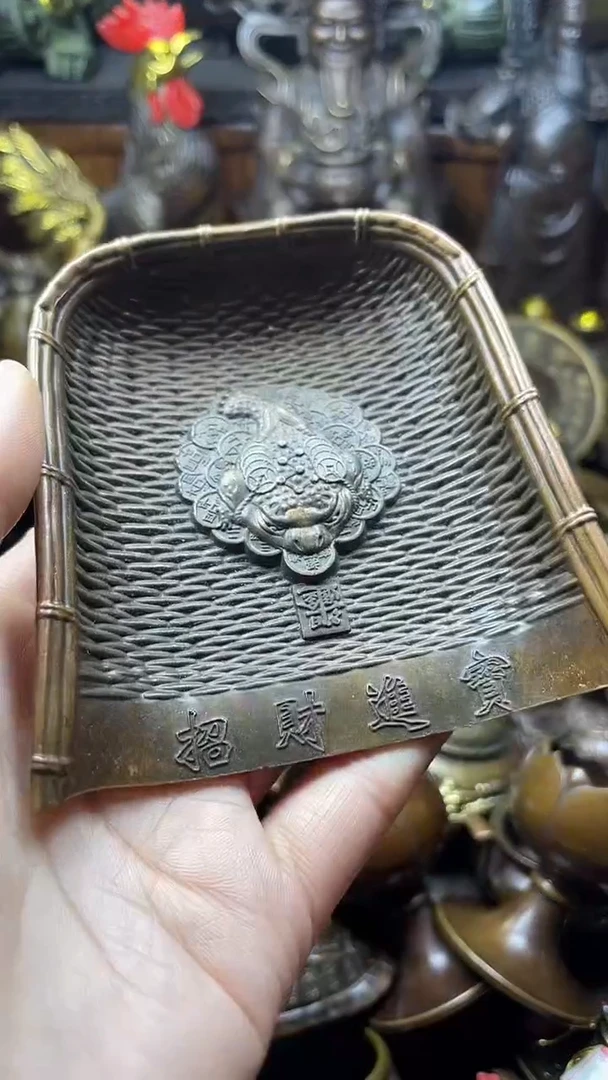 闪购链接，点击下单，有运费险，铜摆件