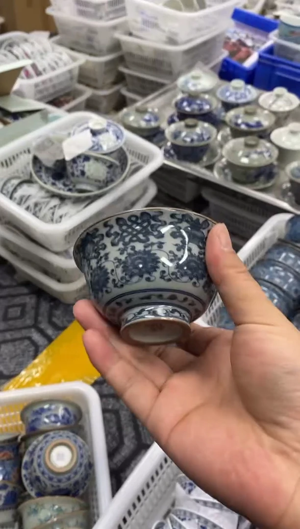 杯景德陶瓷茶具容量约100