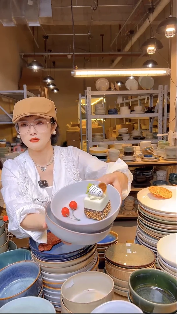 瓷93外贸原单尾货高温釉下彩