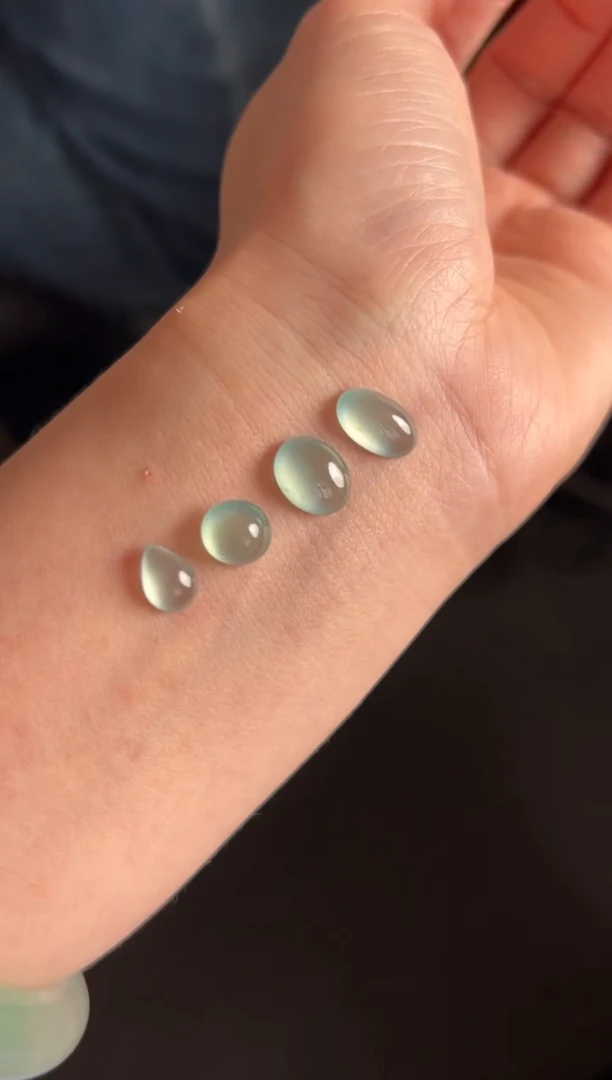 定制翡翠未镶嵌蛋面一组19800+990