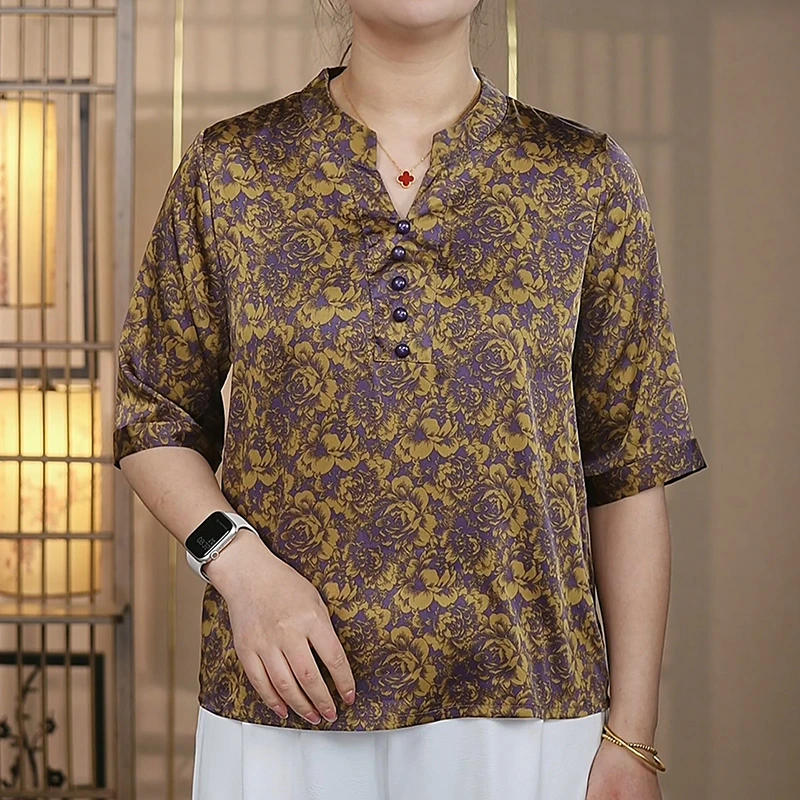 【027】2025年新款洋气气质显瘦遮肉百搭高端定制妈妈装