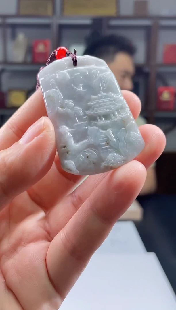 吊坠(不含链)未镶嵌翡翠天然A货翡翠多样性发其一JYZY-9.18-16
