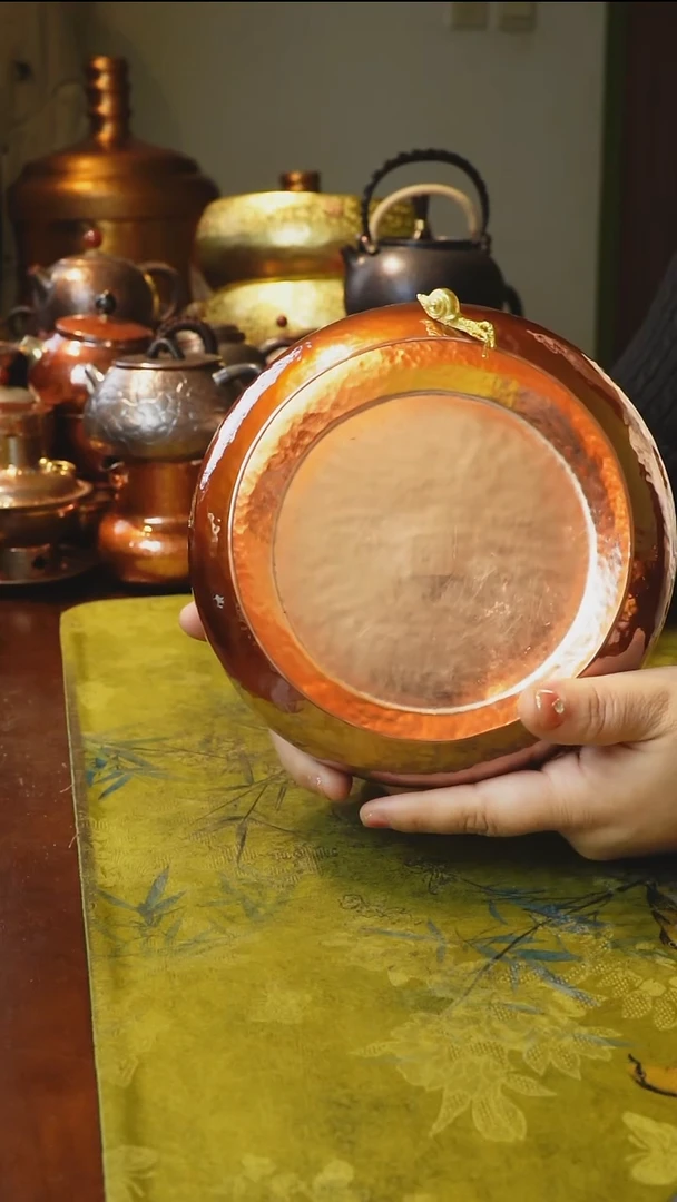 纯紫铜金蜗牛水洗