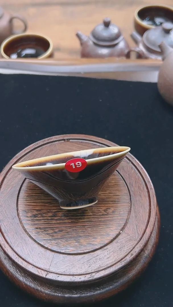 手工艺品琉璃非遗纯原矿纯手工煤窑烧制斗笠