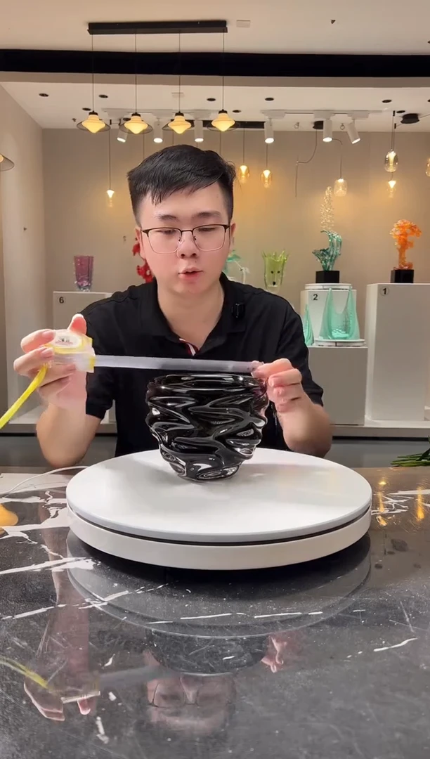 摆件巴比特美学 黑色果碗