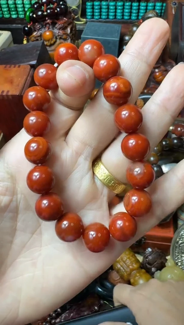 未镶嵌南红玛瑙挂件主播推荐：一物一拍，讲解为准！