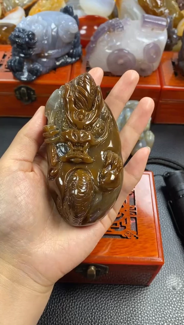 未镶嵌手把玛瑙/玉髓好**赏1