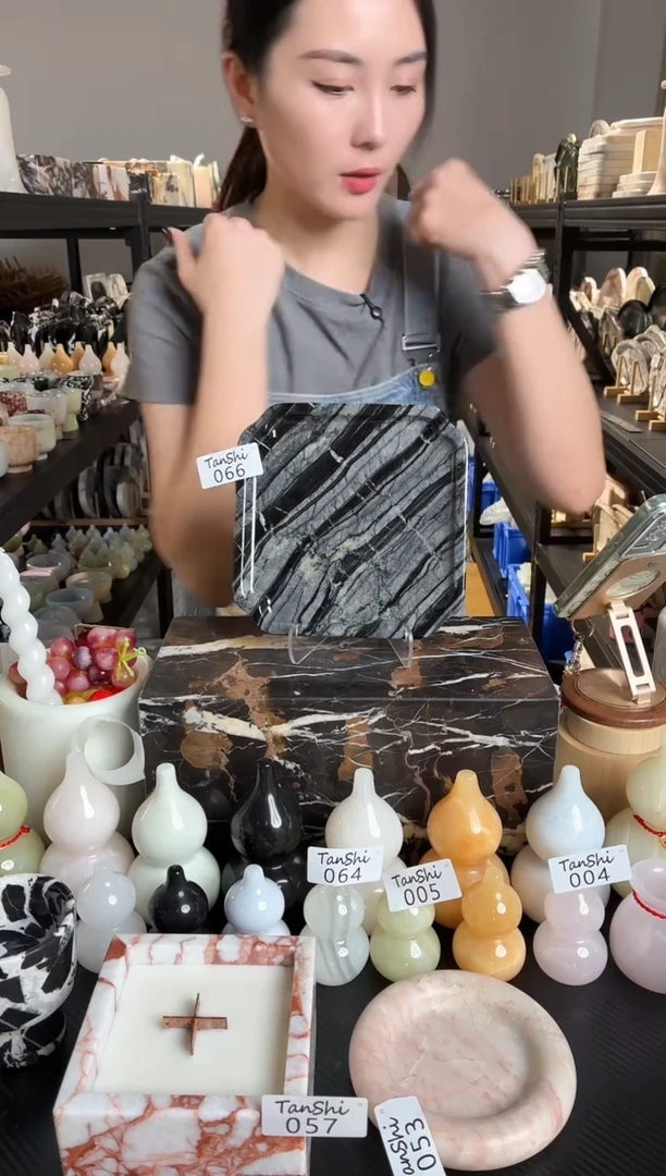 石材066大理石方盘福利品不退换