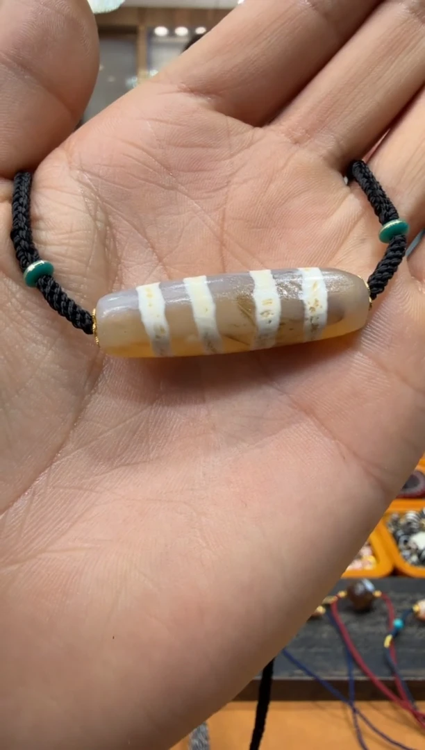 未镶嵌玛瑙/玉髓珠宝奇石普*多玛瑙管珠