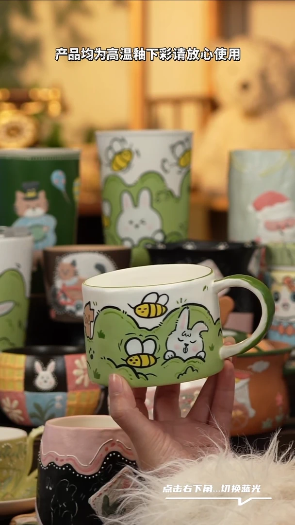 瓷片A117景德镇原创手工陶瓷