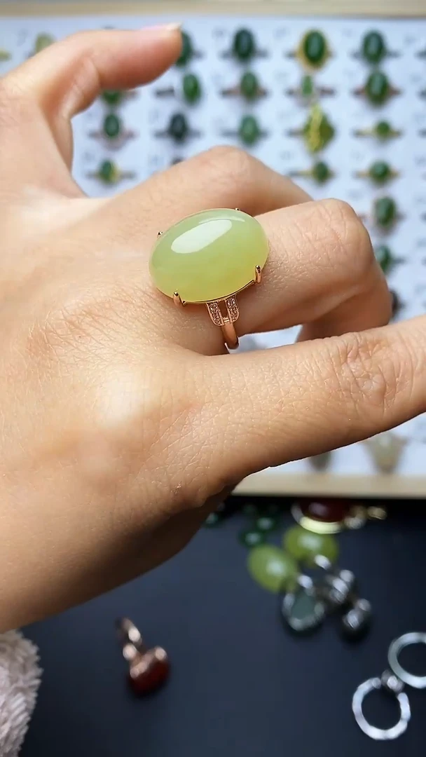 【闪购商品】和田玉戒指未镶嵌1