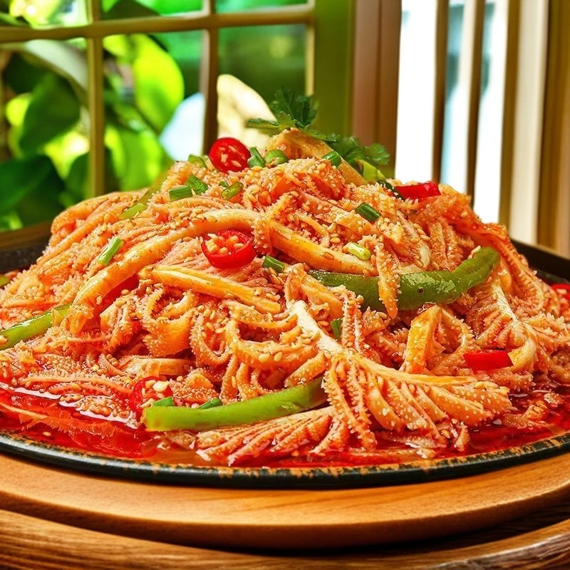 冷吃千层肚鲜香牛百叶即食网红川香夜宵贡菜麻辣红油川菜正宗毛肚
