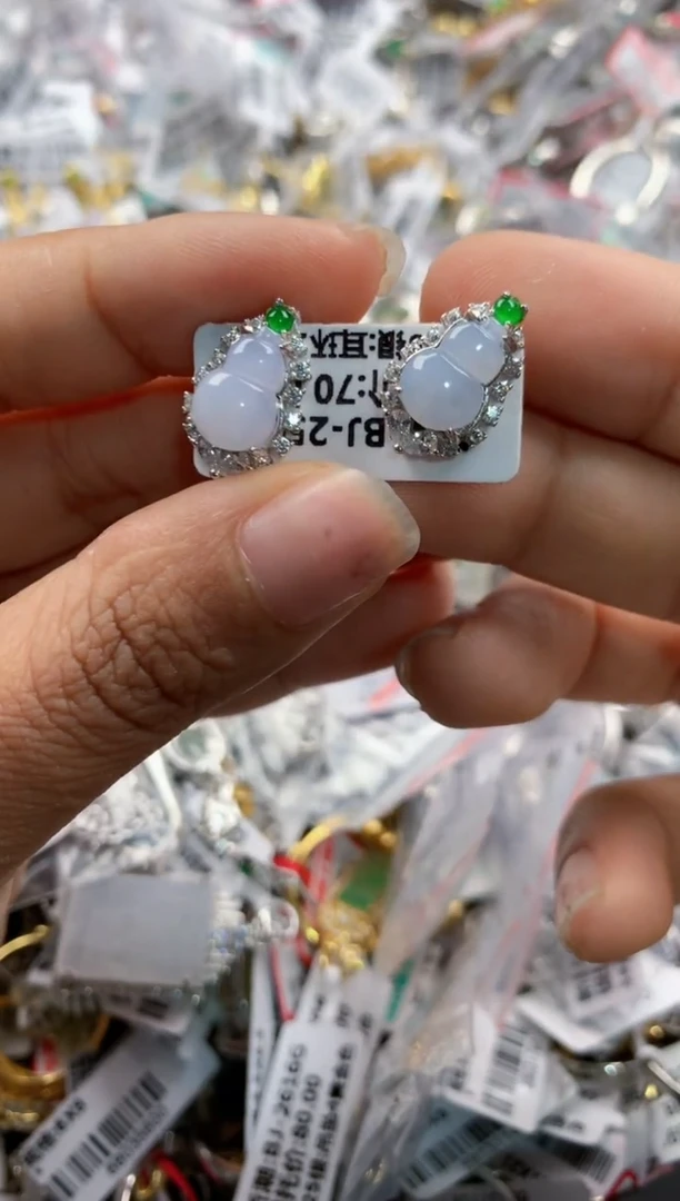 银S925镶嵌戒指翡翠444    1