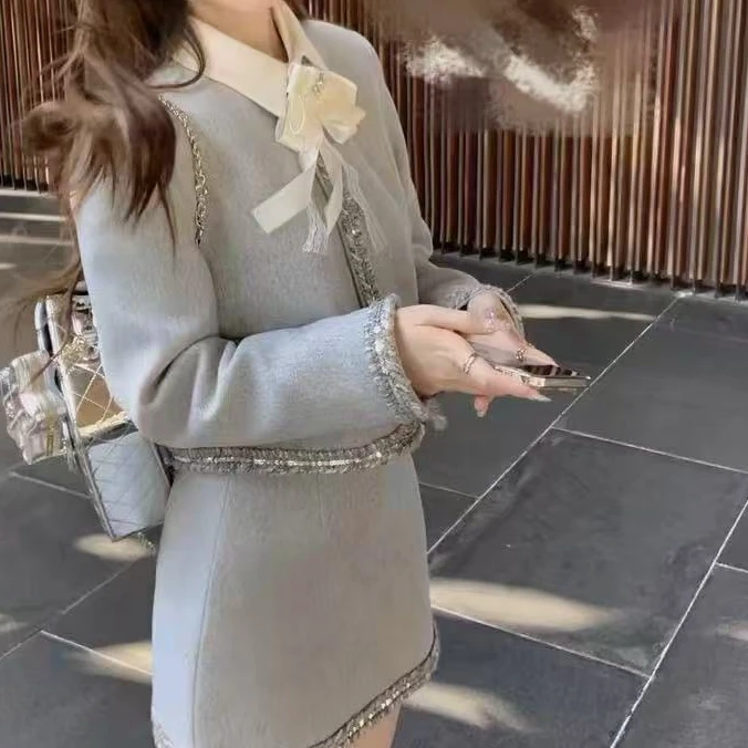 2024秋装设计师款小香风时尚套装女 BLCM00BN0143