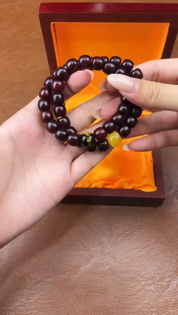 万家文玩阁红玉菩提链接@@L010