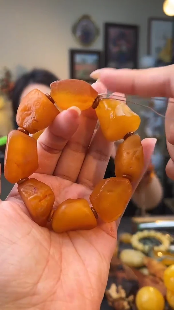 手串琥珀未镶嵌手串