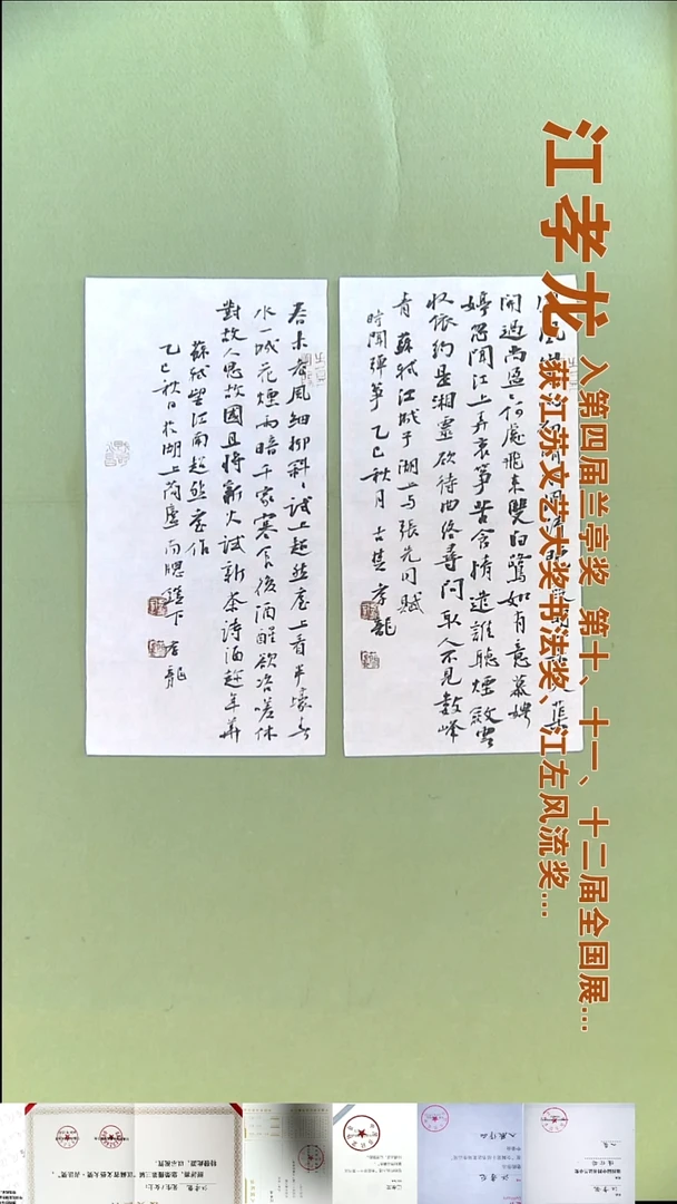 书法D****9江孝龙书法福利17*35*2苏东坡