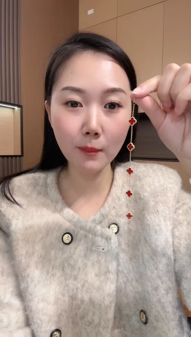 【闪购商品】玛瑙/玉髓手链18K金镶嵌红色k黄，小号五花手链GHJ