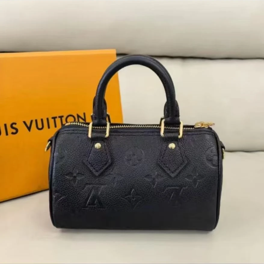 未使用 LouisVuitton/路易威登 【总仓】speedynano全皮款黑