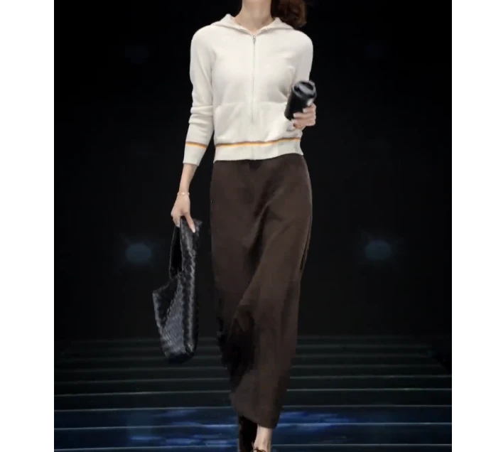 2025春季新款网红同款洋气气质韩版潮流休闲上衣半身裙女越26