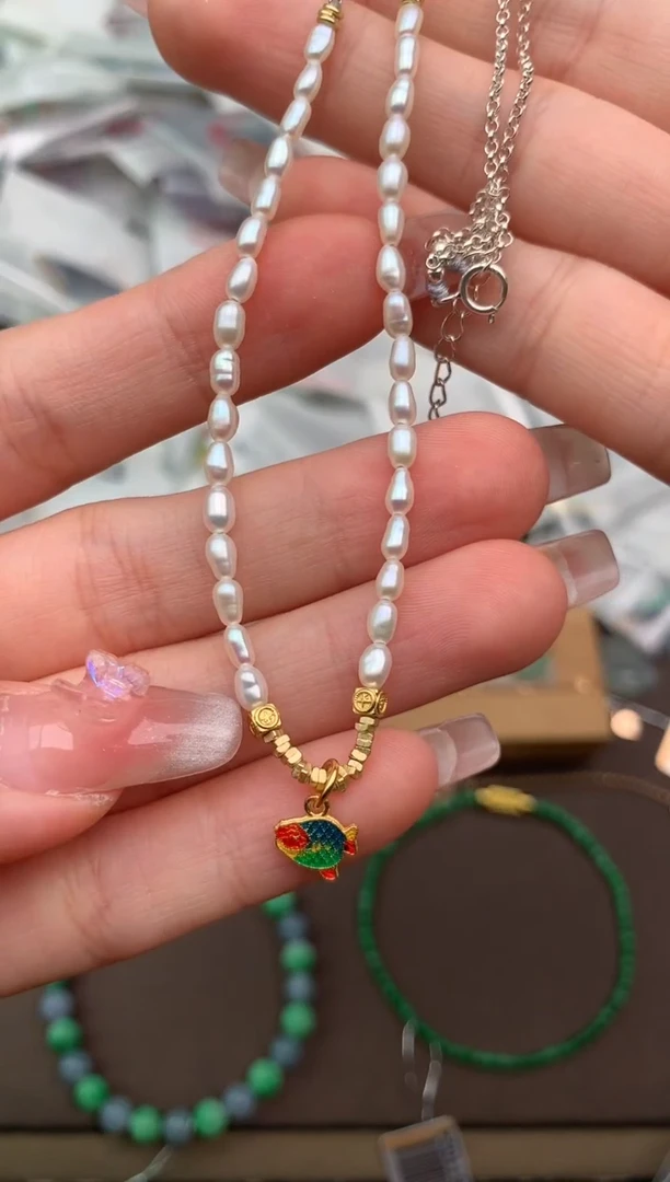 淡水珍珠未镶嵌颈饰一