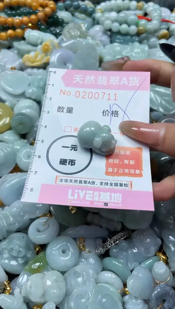 翡翠未镶嵌颈饰闪购0200711