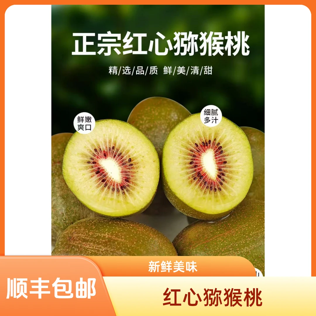 顺丰包邮贵州水城红心猕猴桃新鲜奇异果孕妇适用森林水果