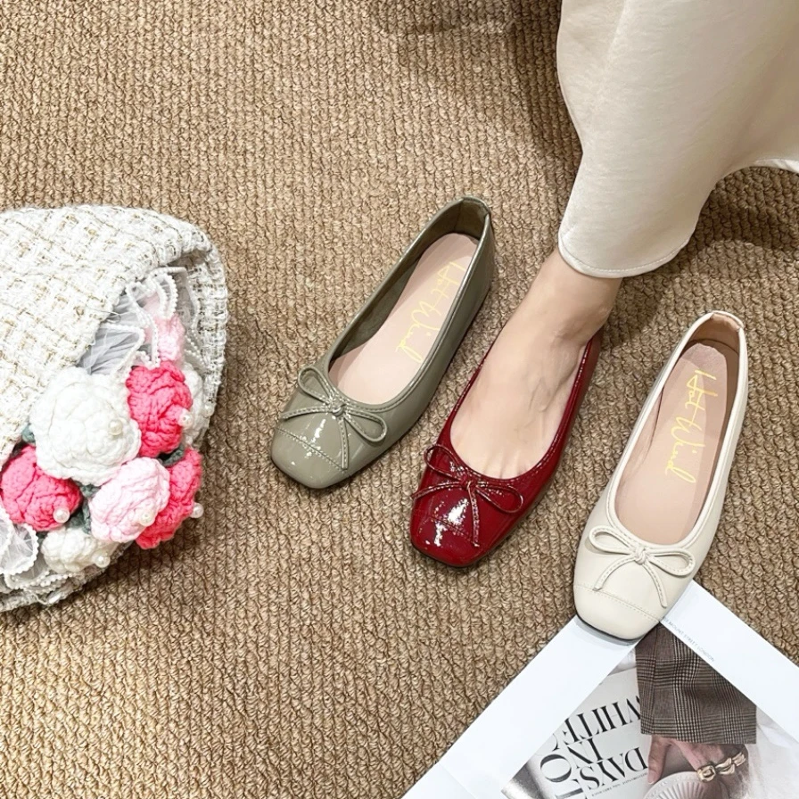 【双11同价热风商场款】新款轻奢平底鞋明星鞋子明星同款网红鞋子