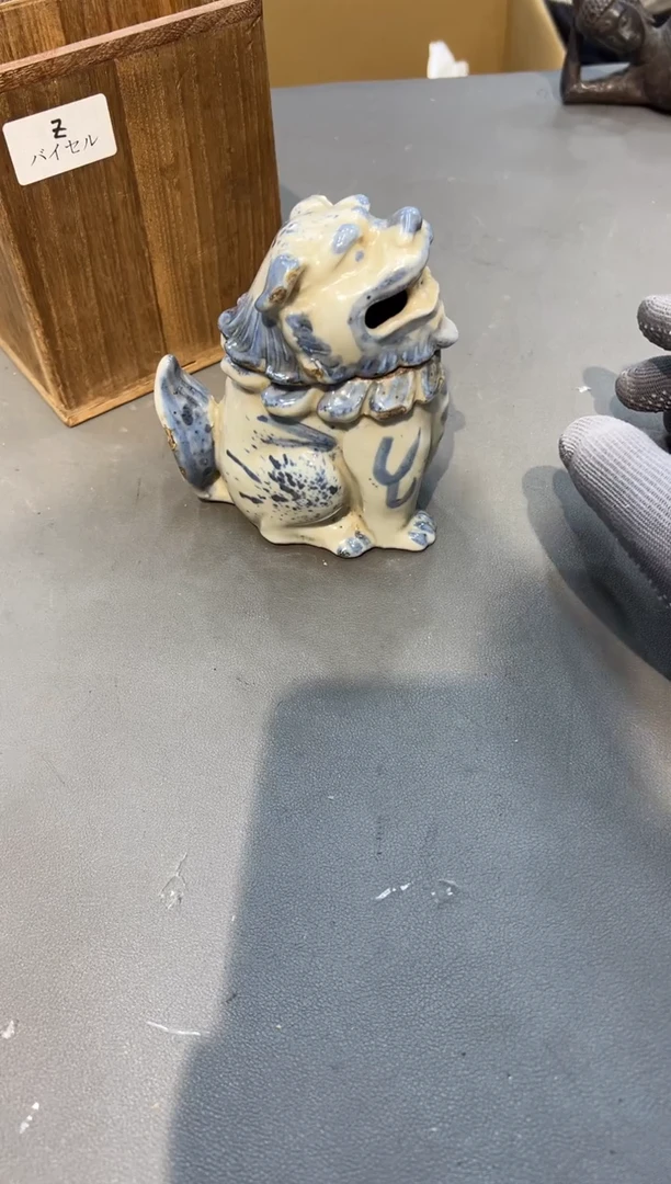 陶瓷钟*勇工艺品小四孤品收藏