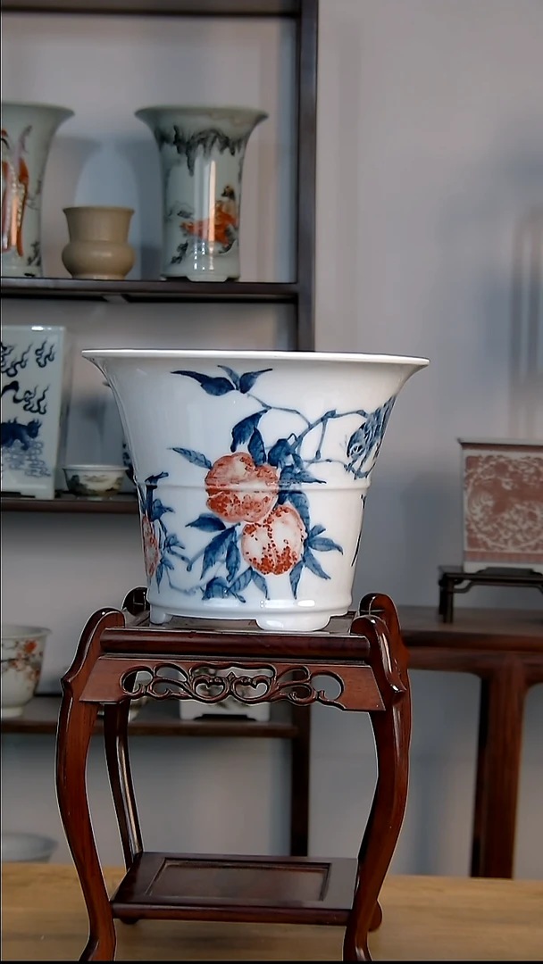 用****7景德镇陶瓷手工花盆