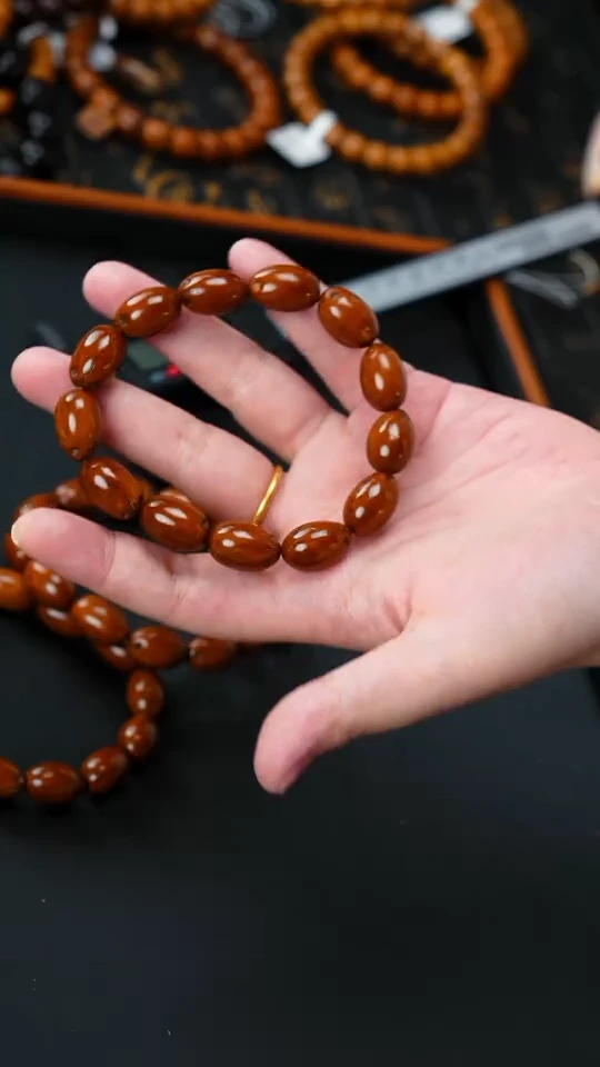 手串紫金鼠纯色枣珠多样发货