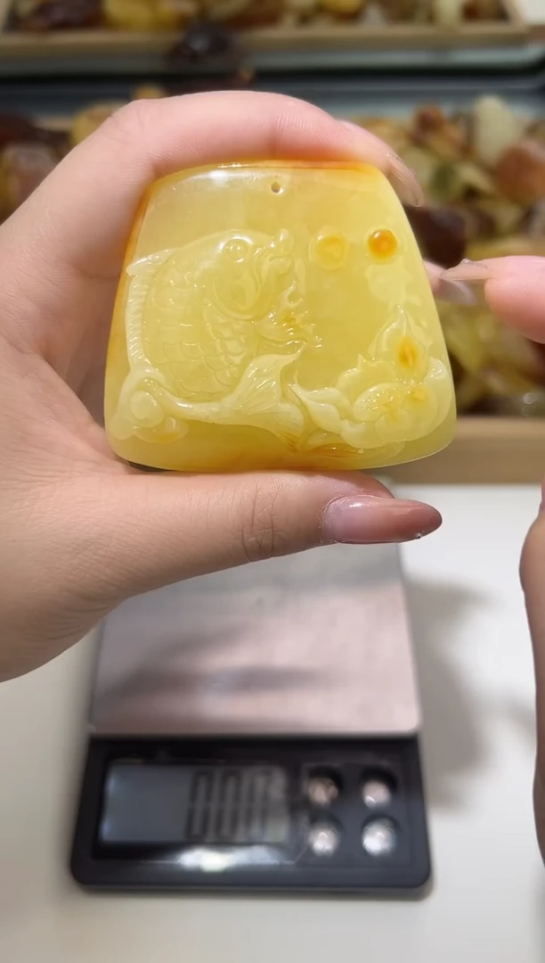 裸石琥珀未镶嵌琥珀蜜蜡吊坠