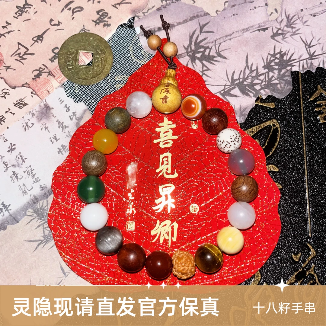 【3期免息】杭州灵隐十八籽手串手链五代蛇年杭州伴手转运守护礼物