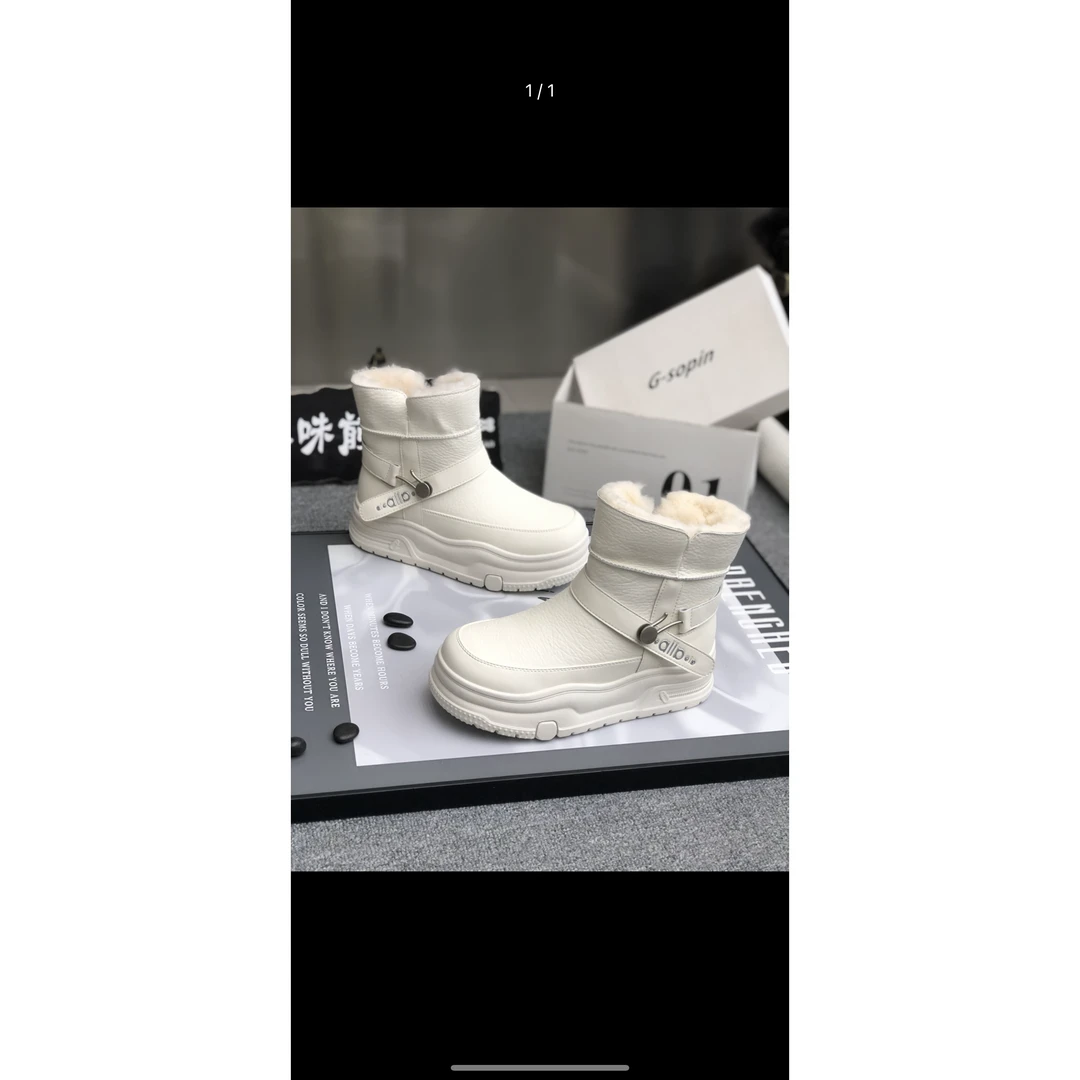 新款气质休闲百搭女士{大棉}休闲雪地靴/CC/59770