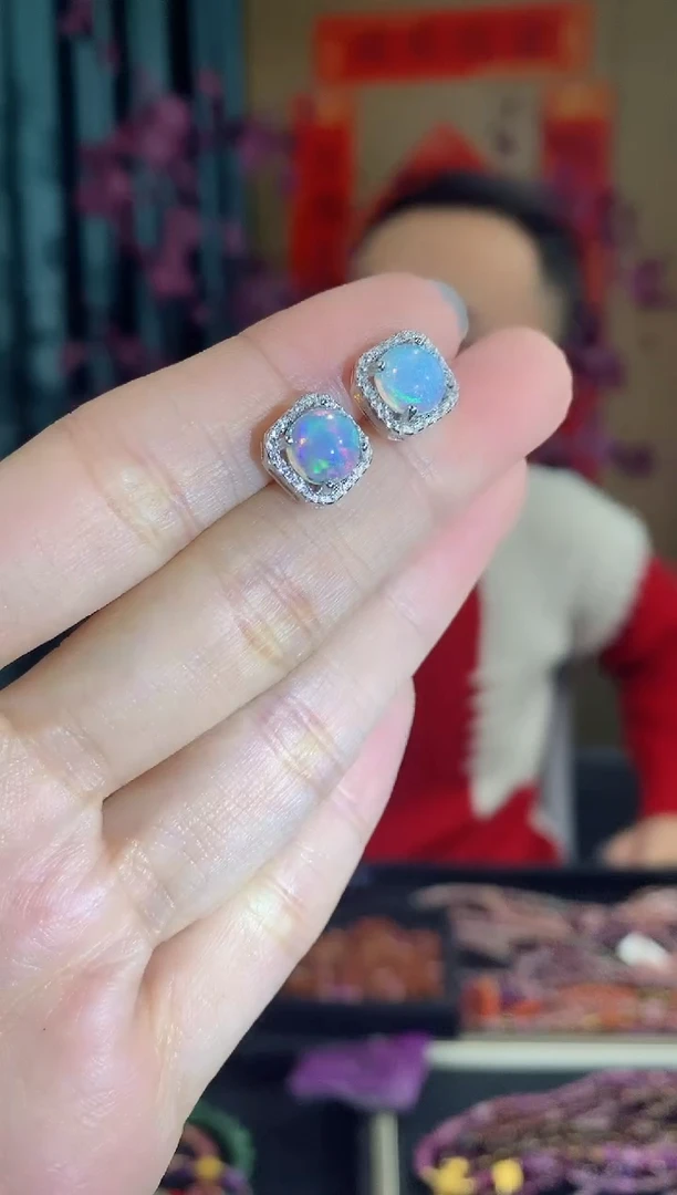 【闪购商品】欧泊珠宝奇石银S925镶嵌723