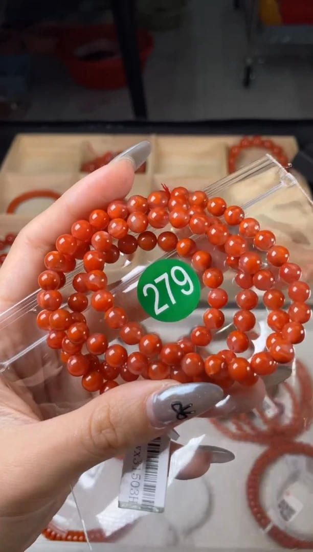 【闪购商品】南红玛瑙珠宝奇石未镶嵌279-6+
