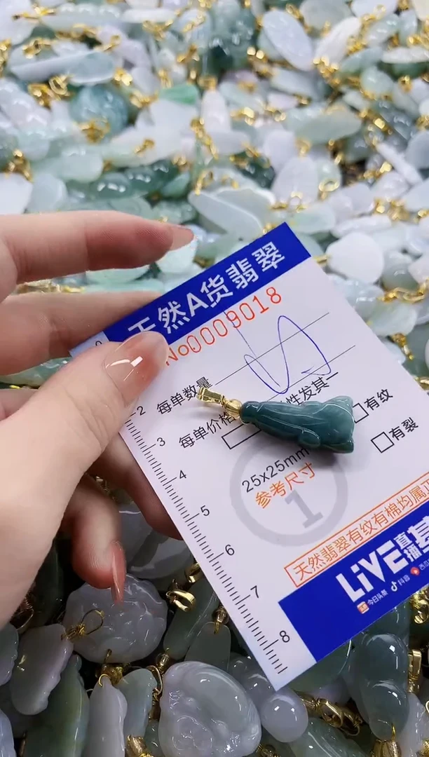 颈饰未镶嵌翡翠天然A货翡翠