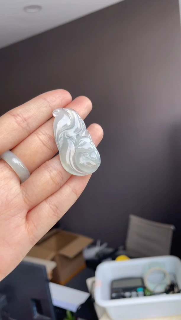 吊坠(不含链)未镶嵌翡翠天然缅甸A货翡翠