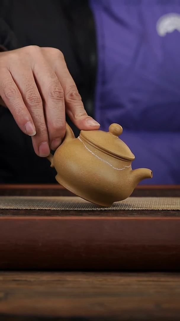 茶壶紫砂微瑕潘壶170容量