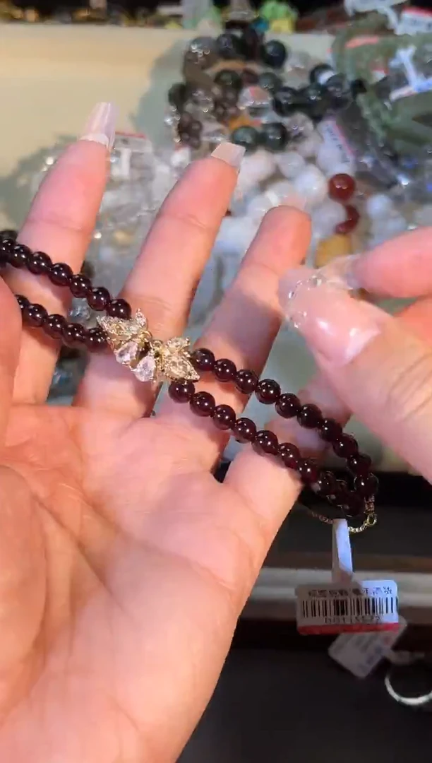 未镶嵌手串石榴石k638多样性发货一件