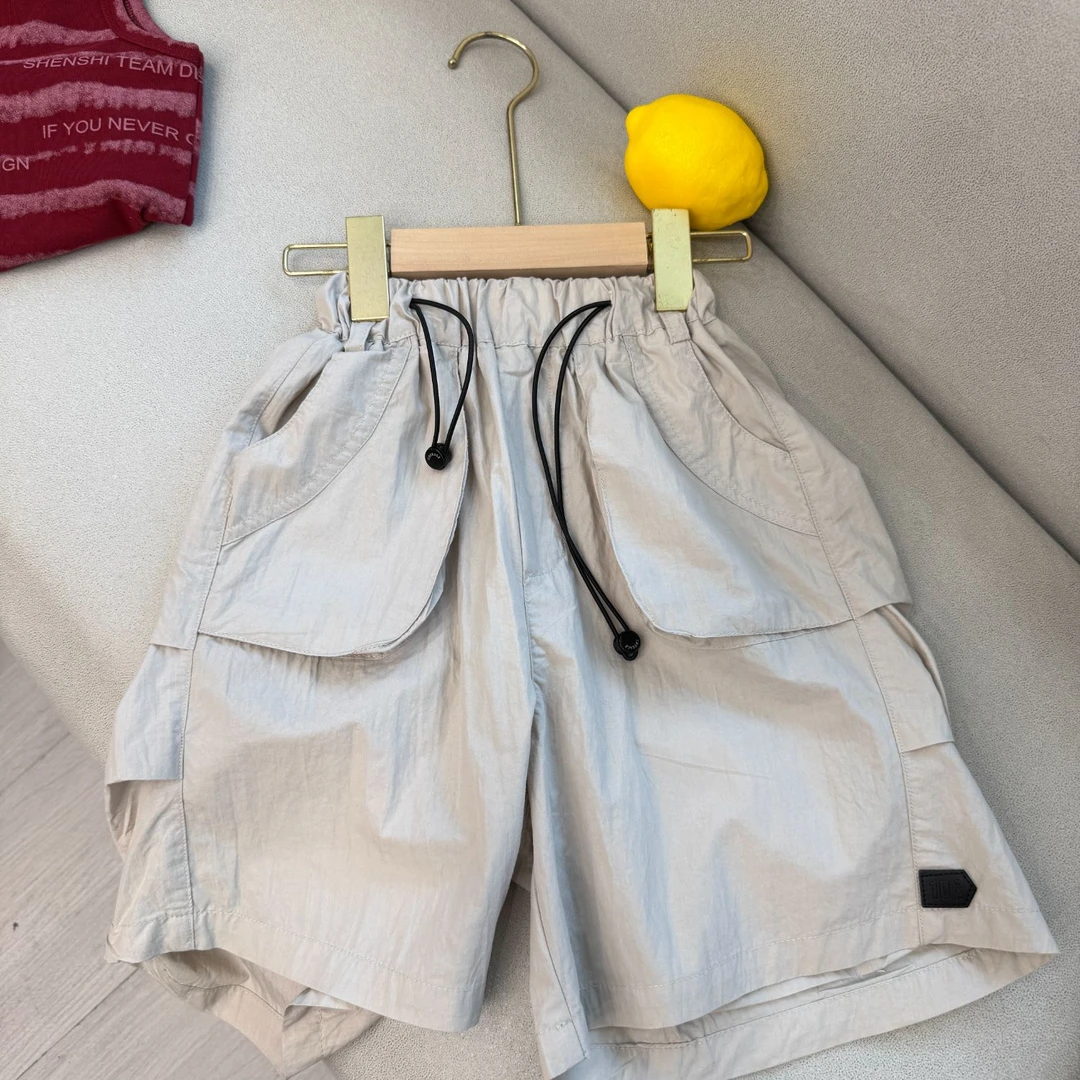 【六分裤】2025儿童新款夏季帅气夏装裤子韩版儿童简约休闲裤