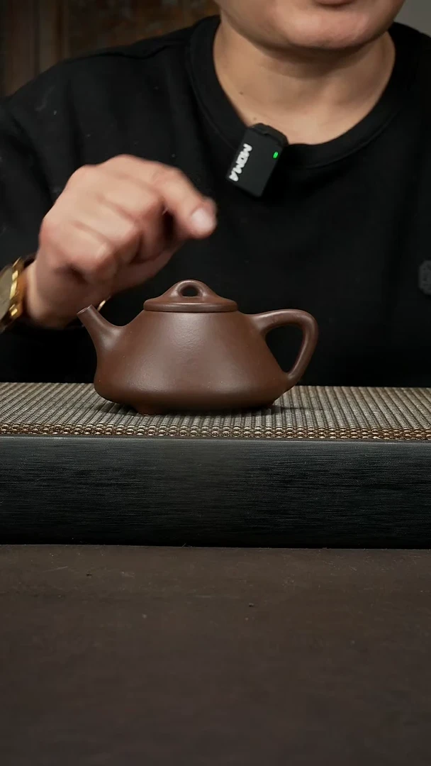 【闪购商品】紫砂茶壶特拼紫泥 子冶石瓢 200cc 011