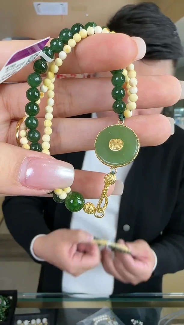 【闪购商品】琥珀手链未镶嵌0125-025