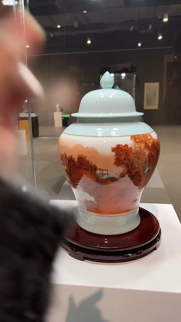 其他崔景哲-瓷器-A小-山亭幽翠